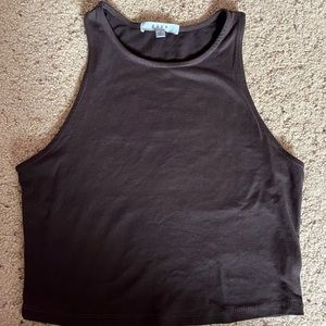 Brown tank top